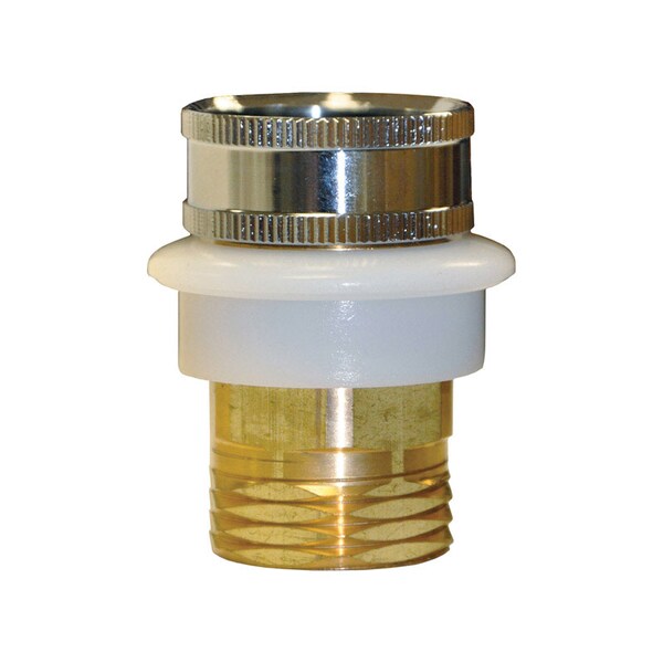 B & K Danco Dual Thread 3/4 in. x 3/4 in. Chrome Plated Aerator Adapter 9D00010518 - main